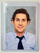 Jim Halpert Limited Edition Artist Signed "The Office" Trading Card 4/10