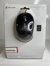 Microsoft Wireless Mobile 3500 Mouse Model No 1571, 1496 black