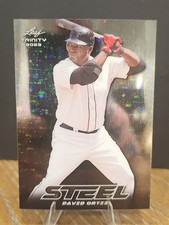 2023 Leaf Trinity Mega Box - Steel David Ortiz #S-17 Silver Stars & Dots