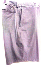 NIKEGOLF DriFit Bermuda Shorts SZ 34, Finished Seams, Beige, Belt loops