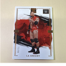 Panini 2023 Impeccable WWE LA Knight #27 Base Serial Numbered /99 SmackDown