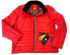 NEW Descente Down Heat Navi Ski Jacket XL RED 2013 Korbel American Ski Classic