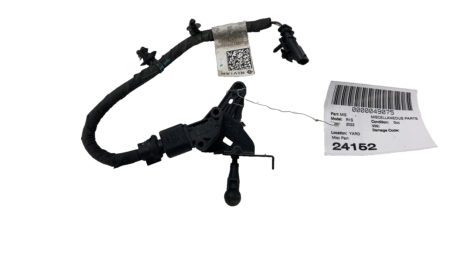2022-2024 Rivian R1T R1S Front Left Side Suspension Height Level Sensor Harness
