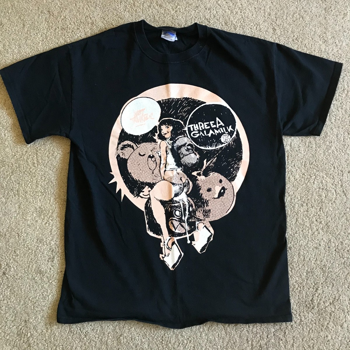 ASHLEY WOOD threea プリント（2）underverse Lot of 3 Underverse Shirts, Ashley Wood ThreeA Square Ashtro Lad