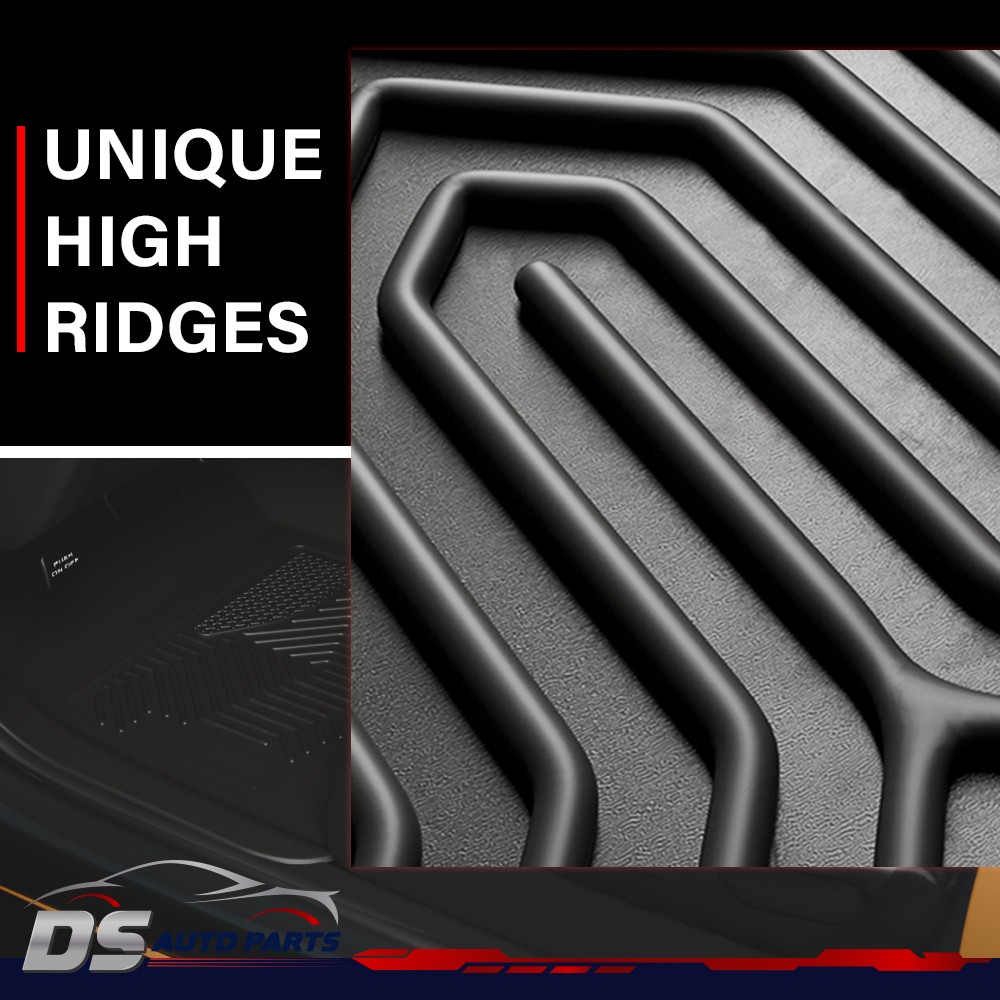 Fit For 2008-2012 Honda Accord TPE All Weather 3D Floor Mats Carpets Liner Cover