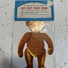 Cut-Out Teddy Bear w costumes Merrimack paper doll