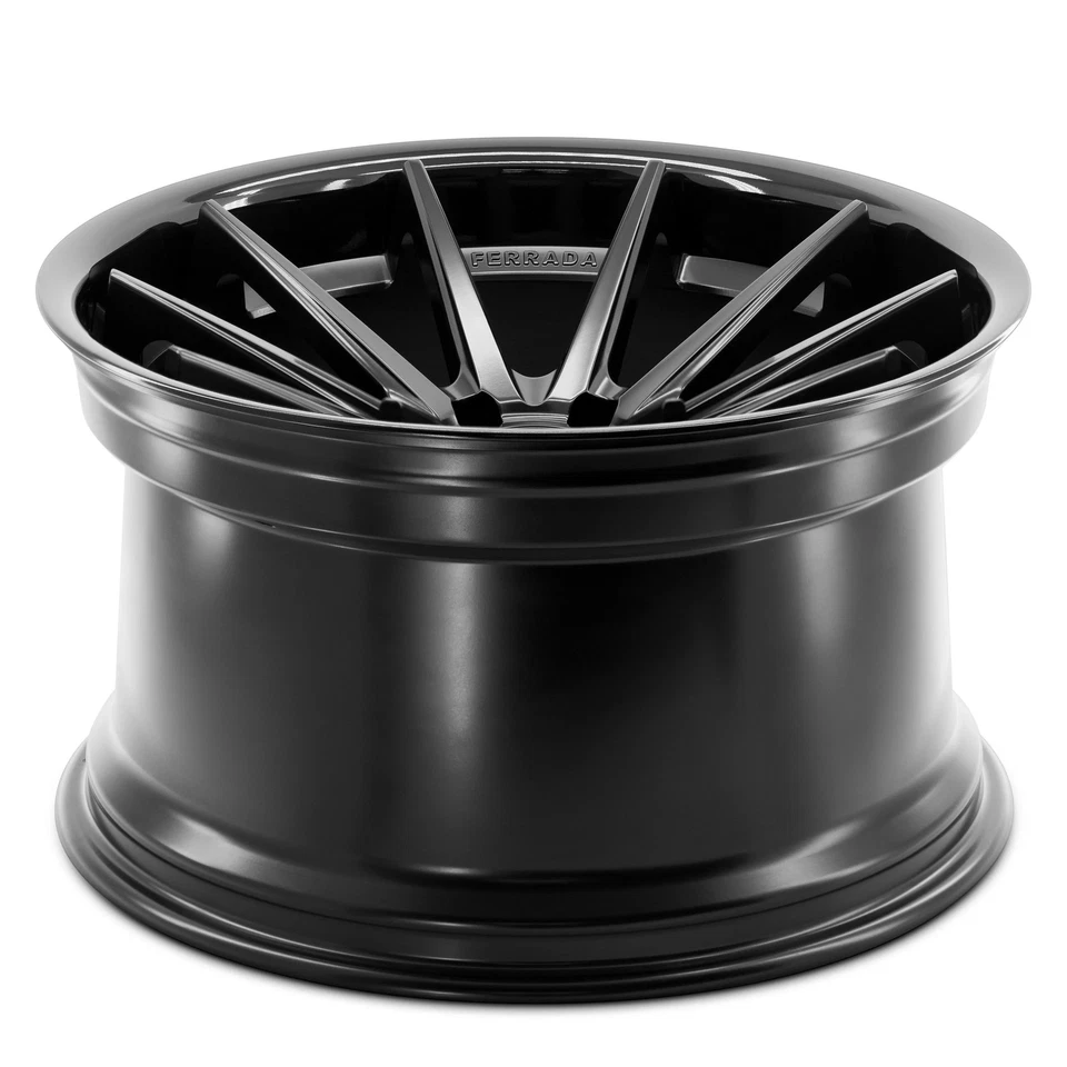 Ferrada FR4 Wheels 22x10.5 (40, 5x120.65, 74.1) Black Rims Set of 4 Foto 3 de 4