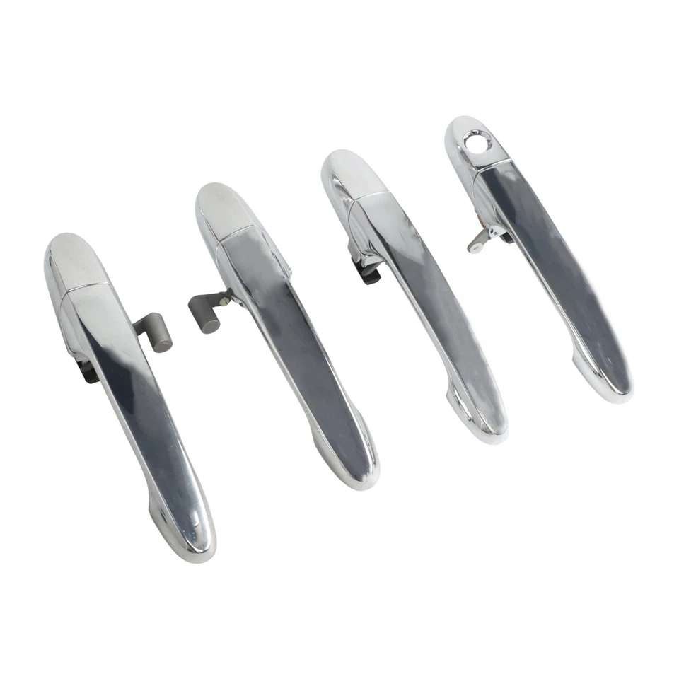  Juego completo de 4 manijas de puerta exteriores exteriores cromadas ABS para Chevy Buick Pontiac Foto 3 de 4