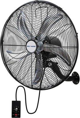 BILT HARD 20'' Oscillating Wall Mount Fan, 3-Speed 5900 CFM High Velocity Wall Mo