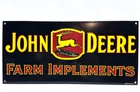 John Deere - Farm Implements - Vintage Porcelain Sign - Agriculture Advertising