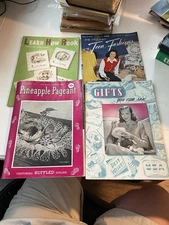 Vintage Magazine 1940s Lot of 4 crochet craft needlework Sewing