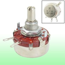 4.7K ohm 2W Watt 6mm Round Shaft Rotary Taper Carbon Potentiometer WTH118