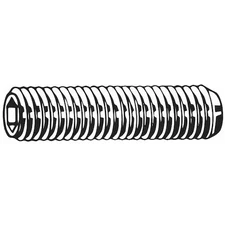 Socket Set Screw, Cup, M6 X 1Mmx6mm, Pk100,  M51260.060.0006