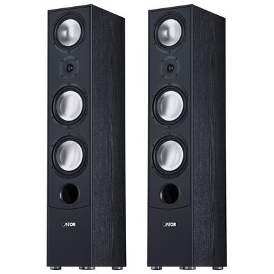 Canton GLE 490.2 schwarz Paar Standlautsprecher