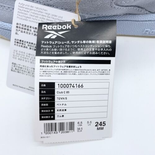 Reebok Club C 85 gamuza azul gris 100074166 talla para hombre - Imagen 8 de 18