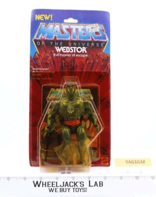 Webstor He-Man Masters of the Universe MOTU 1983 Mattel NEW MOSC  