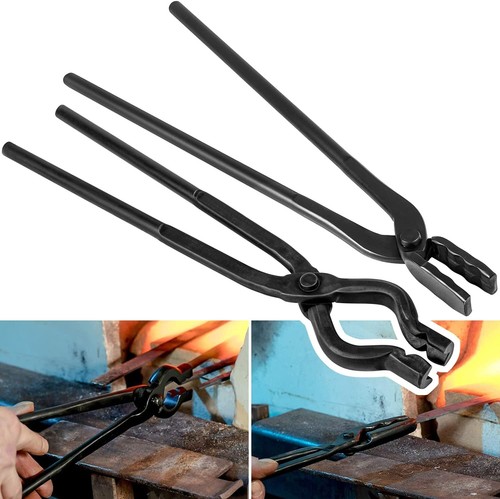 Beginner Knife Making Blacksmith Tongs Hammer Tools For Bladesmith Anvil Forge - Picture 4 of 14
