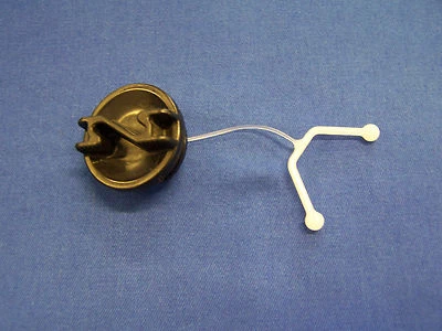 Original Ersatzteil Dolmar Profisäge PS 6100: 2er Set Tankdeckel Öl und Benzin