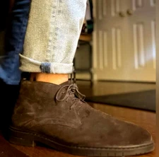 NWT Steve Madden Grant Mens 10 Brown Suede  Lace Up Chukka Boot Shoes Stitch Fix