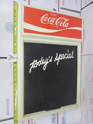 Coca-Cola Coke Today's Special Display Board vintage aged