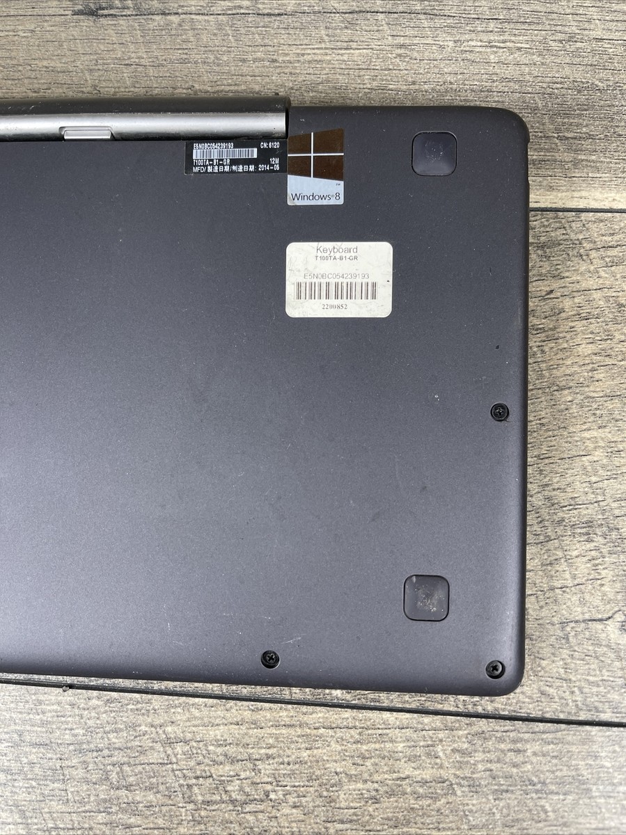 Asus T100 Transformer Book T100TA-B1-GR Windows 8 ONLY KEYBOARD | eBay