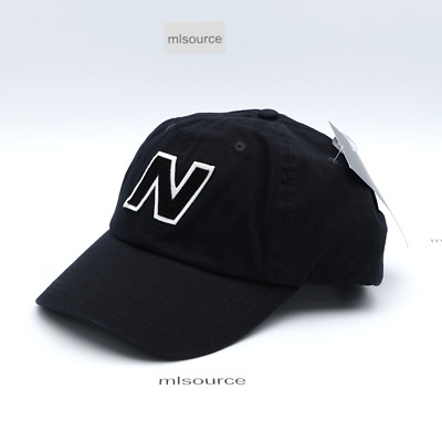 New Balance V990 Block N Curved Brim Snapback Hat Cap LAH21214 Black