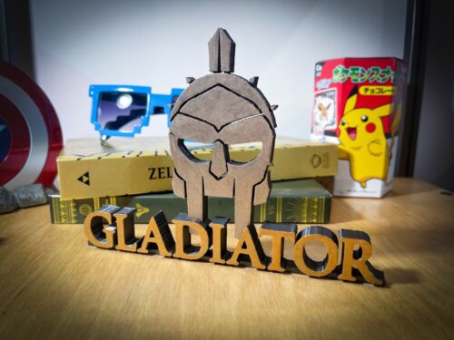 Il Gladiatore Action Figure Nerd Geek Gift Collection Edition Film Rare Fan Art - Foto 4 di 4