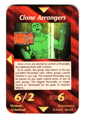 Clone Arrangers Card Unlimited INWO Illuminati New World Order
