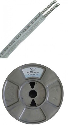 QED Performance Silver Micro Speaker Cable HiFi Home Cinema Room Per Metre  UK