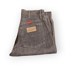 NWT 70s 80s Vintage Wrangler Women s 28x33 High Rise Jeans Brown Cowboy Rodeo