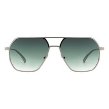 Unisex Fashion Sunglasses Modern Geometric Square Metal Frame UV400