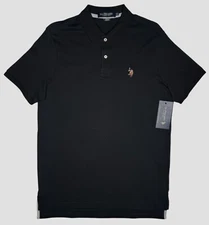 U.S. Polo Assn. #11685 NEW Men's Luxury Feel Interlock Polo Shirt