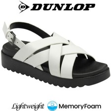 LADIES GLADIATOR SANDALS New WOMENS PLATFORM CHUNKY SOLE FLATFORM STRAPPY SHOES