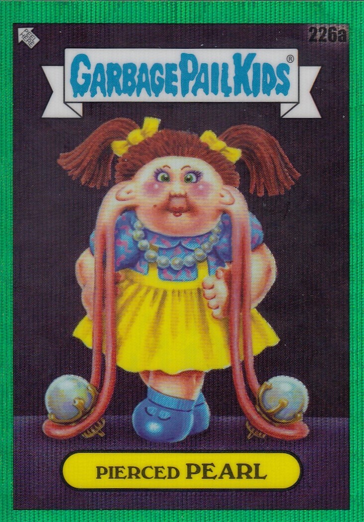 Pierced Pearl Green Wave Refractor 226A Topps Chrome GPK 6/299