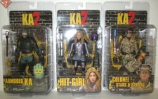 ARMORED KA HIT GIRL COLONEL STARS & STRIPES Kick Ass 2 7" Figure Set Neca 2014