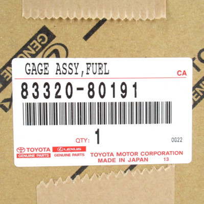 Genuine OEM Toyota 83320-80191 Fuel Sender Gage 1991-1997 Tercel