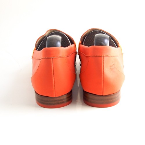 Cole Haan Penny Loafers Orange Red Nylon Womens Shoe Size US 11 B EU 41 - Picture 7 of 12