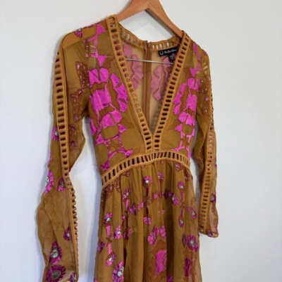 knee length dresses for ladies for Love & Lemons Sylvia Maxi Dress main image 0