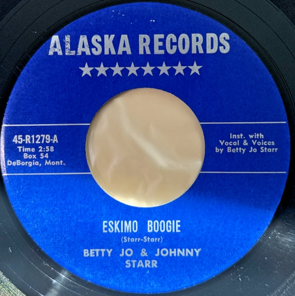 Betty Jo & Johnny Starr ~ Eskimo Boogie / Song Of Fairbanks ~ Alaska Records VG - Image 4 of 4