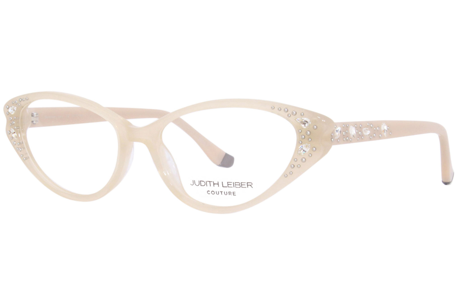 Женские очки Judith Leiber Couture Serenada в оправе из слоновой кости и драгоценных камней 54 мм 7790₽