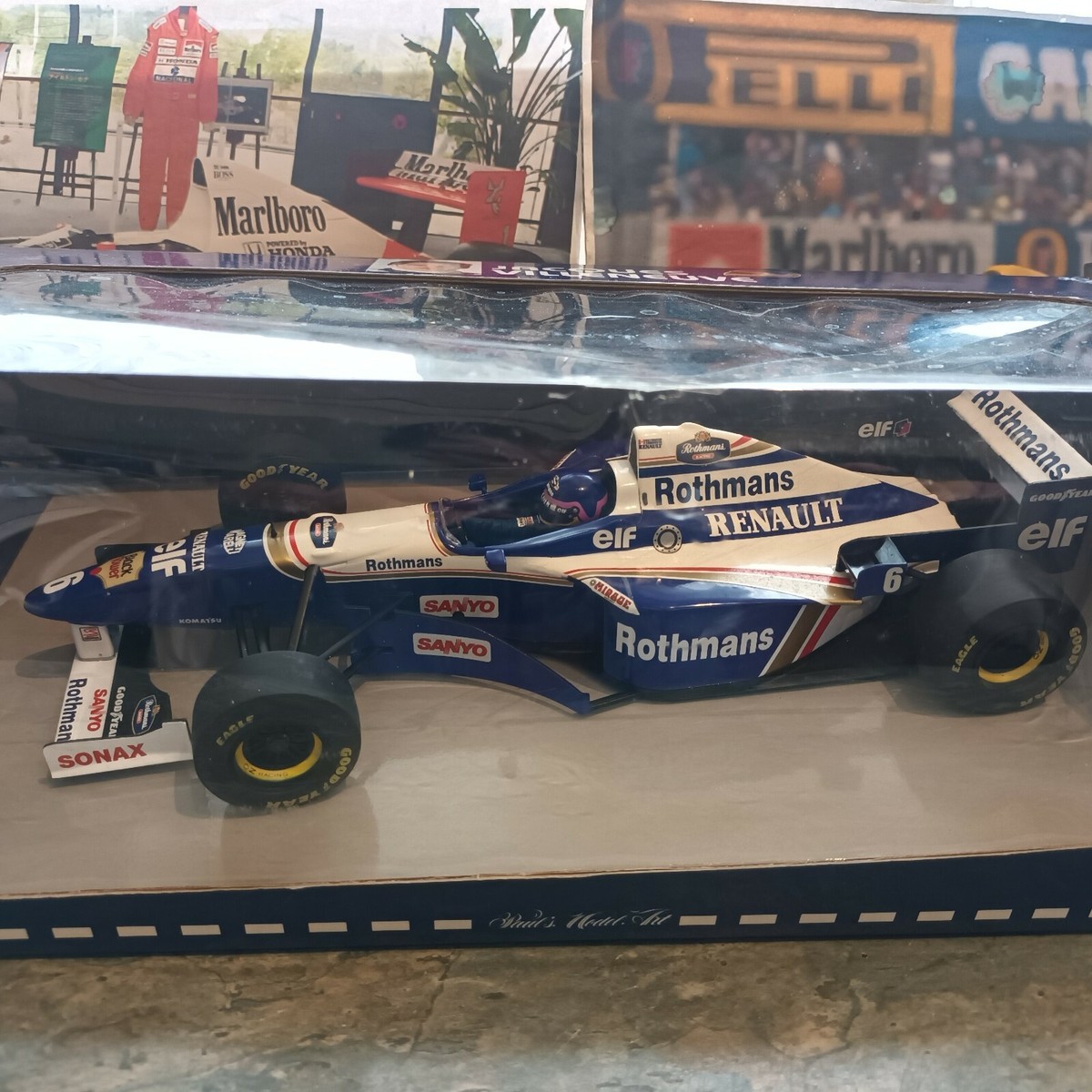 J.ヴィルヌーヴ WILLIAMS FW18 ヨーロッパGP ミニチャンプス