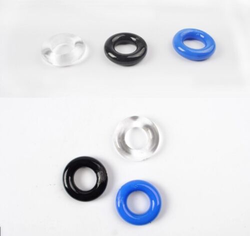 Mens Tricolor Lock Ring High Quality Brand New Silicone Sex Toys Crystal Ring - Picture 1 of 39