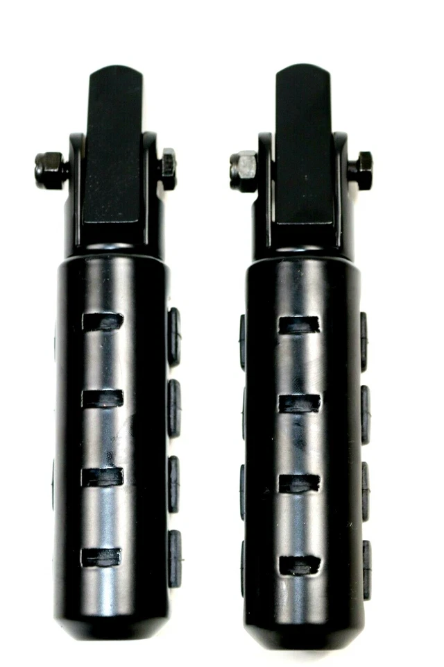 Juego de clavijas de pie Harley ISO Buffalo negras SportsterXL Softail Dyna lote de 2 Foto 4 de 4