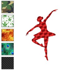 Ballet Dancer, Vinyl Decal Sticker, 40 Patterns 3 Sizes, 6936
