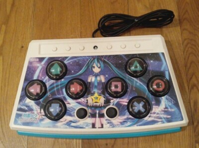 初音ミクProject　DIVA-F 専用ミニコントローラー　ps3　ホワイトver PS3 初音ミク Project DIVA F 専用ミニコントローラー【色んなゲームに