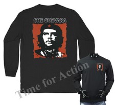 Che Guevara politica retrò grafica manica lunga