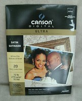 Canson Ultra Satin Digital Imaging Paper For Inkjet Printers 20 Sheets 8.5 X 11 Canson Ultra Satin Digital Imaging Paper For Inkjet Printers 20 Sheets 8.5 X 11