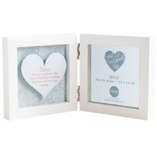 Image of Said With Sentiment Hinged Heart Frame - Sister