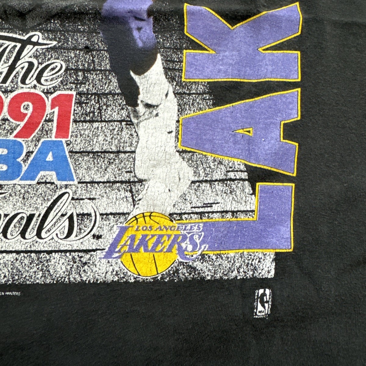 RSVP アールエスヴィーピー VINTAGE ヴィンテージ 90's 1991 NBA Finals Tシャツ A1036 シカゴブルズ レイカーズ ブラック 美品 中古 4c074087 Vintage Salem 1991 NBA Finals Bulls Vs Lakers Jordan Vs Magic