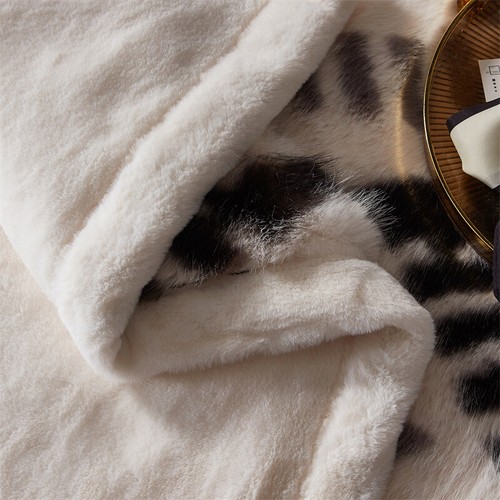 Double Layers Imitation Fur Blanket Wedding Blanket Thermal Blanket Thick 5.6kg - Picture 10 of 62